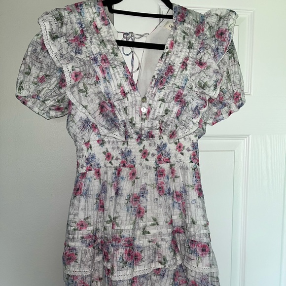 Floral Ruffle Dress - Picture 1 of 4